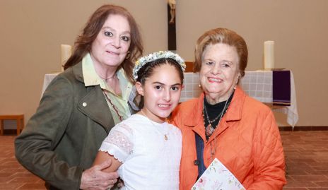 Begoña Ruiz, Inés Del Valle y Marcelle Coulón.