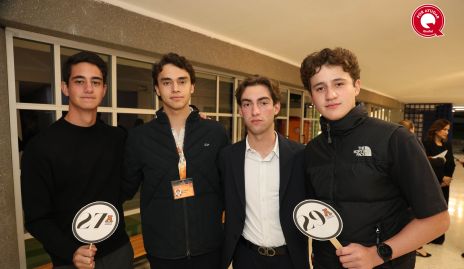  Paulo Alcalde, Santi Torre, Mauricio Pizzuto e Israel López.