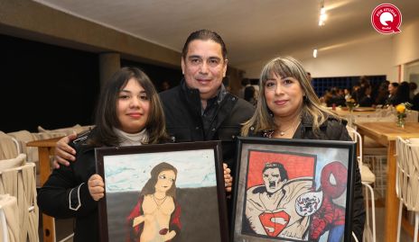  Dulce María Rodríguez, Germán y María Fernanda González.