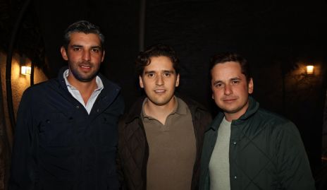  Jerónimo Labastida, Alejandro Hinojosa y  Agustín Soberol.