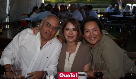  Hilario Altamirano, Aída Siller y Blanca Hernández.