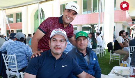  Ricardo Sauceda, Luis Huerta y Gilberto Mejía.