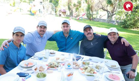  Rodrigo Mendoza, Sergio Mendoza, Erick González y Mario Moreno.