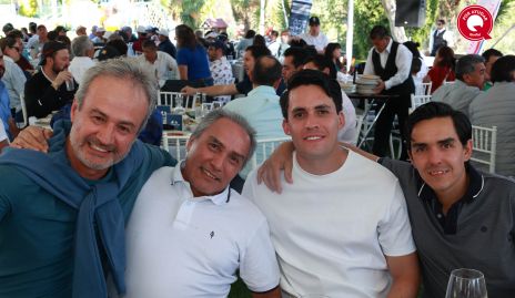  Ricardo Andrés, Arturo González, Mauricio Montiel y Arturo González.