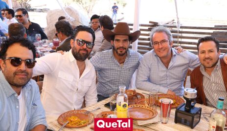  Mauricio Romo, Beto Rangel, Anuar Zarur y Ernesto Martínez.