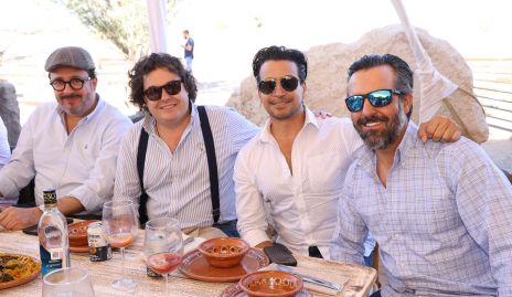  Germán González, Jorge Leautaud, Paco Mirabal y Pi Suárez.