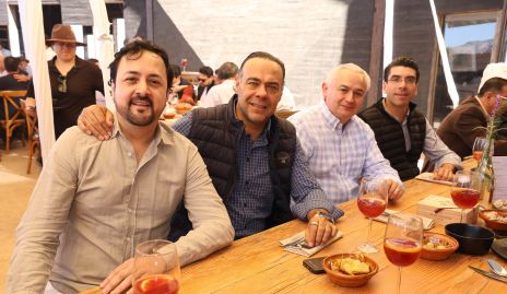  Salim Gutiérrez, Alejandro Torres,  Daniel García y Cesar Tobías.