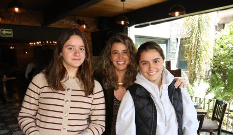  Martina Castro, Sofía López y Lu Lebrija.