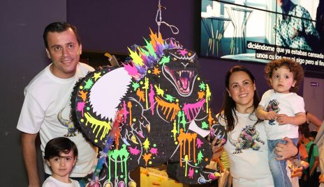  Andrés, Pablo, Patricio y Gaby Tacea.