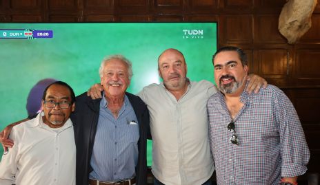  Martín Grimaldo, Pedro Martínez, Toño Lozano y Juan José Leos.