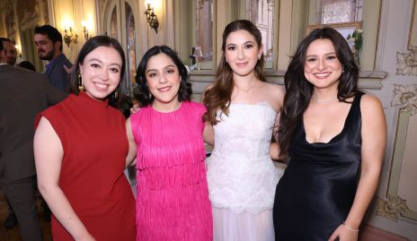  María Calderón, María Medrano, Daniela Jaimes e Isabela Aguilar.