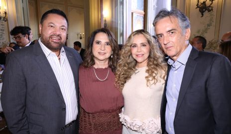  Los papás de los novios, Jorge Jaimes, Adriana Saucedo, Gabriela Serment y Fernando del Pozo.
