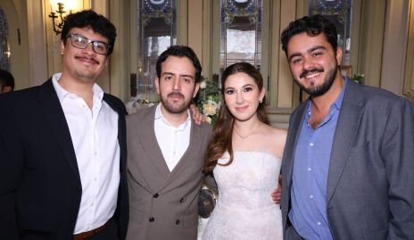  Mauro Ruiz, Alejandro del Pozo, Daniela Jaimes y Gunnar Mebius.