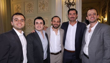  Chema Córdova, Juan Carlos Arredondo, Mau Cabrera, Polo Córdova y Alfredo Abud.