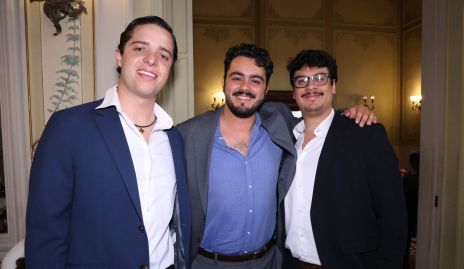  José Manuel Alcocer, Gunnar Mebius y Mauro Ruiz.