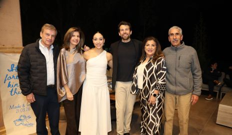  Los novios con sus papás, Gerardo Díaz Infante, Ana Lucía Díaz Infante, Madeleine Cantú, Gerardo Díaz Infante, Lourdes Salais y Héctor Cantú.
