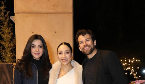 Ana Isabel Cantú, Madeleine Cantú y Gerardo Díaz Infante.