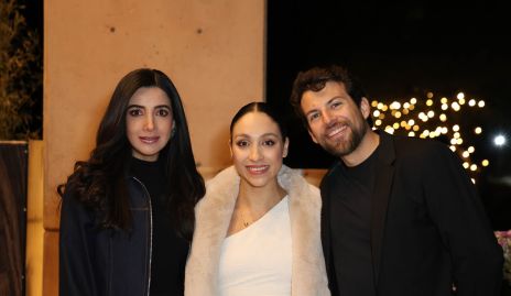 Ana Isabel Cantú, Madeleine Cantú y Gerardo Díaz Infante.