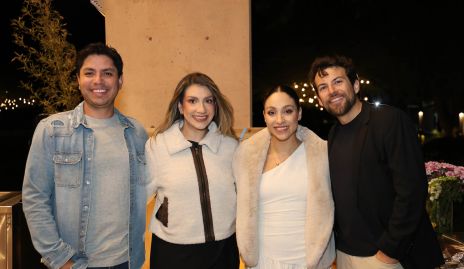  Víctor Hernández, Mireya Cantú, Madeleine Cantú y Gerardo Díaz Infante.