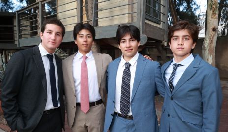  Carlos, Sebastián, Fernando y Pablo de los Santos.