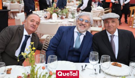  Juan Carlos Villanueva, Félix Modroño y Rafael Villanueva.