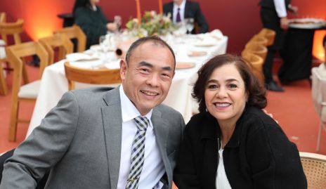  Michael Tang y Aranzazú Rodríguez.