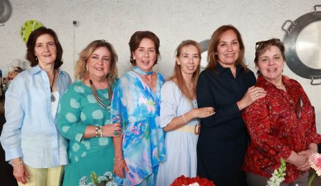  Maricarmen Bárcena, Luz Elena Solana, Ana Hunter, Mercedes Hunter, Maru Puente y Sofía Hunter.