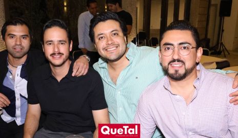  Octavio Rojas, Luis Cabral, Gerardo Rodríguez y Andrés Zertuche.