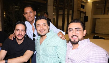  Luis Cabral, Diego Tovar, Gerardo Rodríguez y Andrés Zertuche.