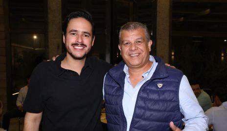  Luis Cabral con su suegro Luis Estrada.