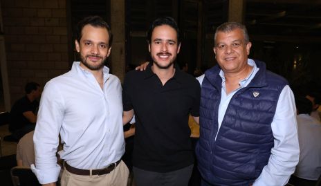  Fernando Díaz, Luis Cabral y Luis Estrada.