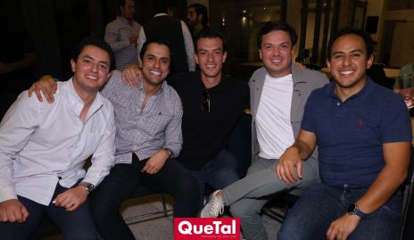  Edgar García, Omar Díaz, Josué García, Francisco Villanueva y Daniel Derreza.