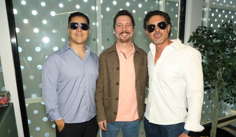  Cristian Figueroa, Oscar Fernández y Ricardo Rodríguez.