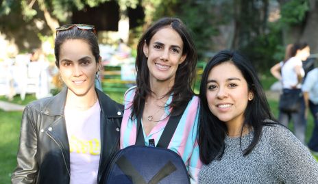  Natalia Muñoz, Lourdes Ortiz y Paulina Medina.