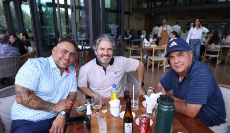  Alejandro López, Gustavo Lozano y Alejandro Pacheco.