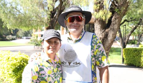  Alejandro Espinosa con su hijo Alejandro.