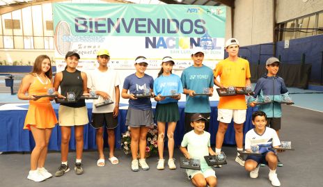  Finalistas y campeones del 31º Torneo Nacional Infantil–Juvenil de Tenis 2026.