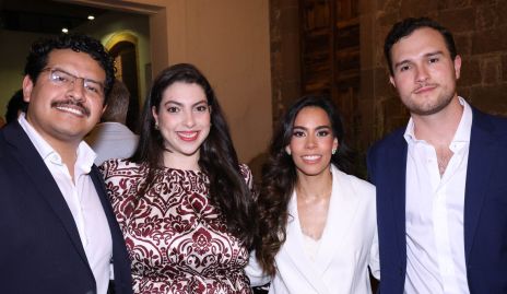  Martín Venegas, Ángela Gallardo,  Ale Martínez y Pancho Loza.