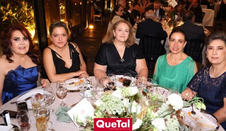  Ana Fonte, Mónica Ramírez, Claudia Serment, Rebeca Sandoval y Julia Teresa González.