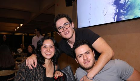  Montse López, Yuseff Abud y Said Abud.