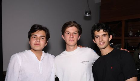  José Luis Barrón, Mateo Díaz y Santiago Castanedo.