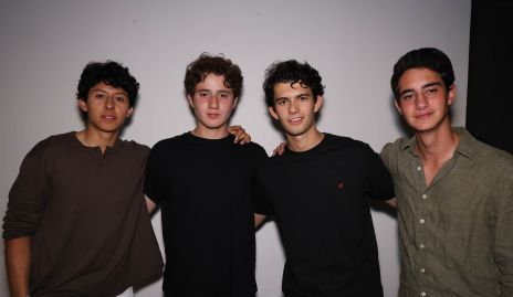  Alfredo Ayala, Israel López, Santiago Castanedo y Paulo Alcalde.