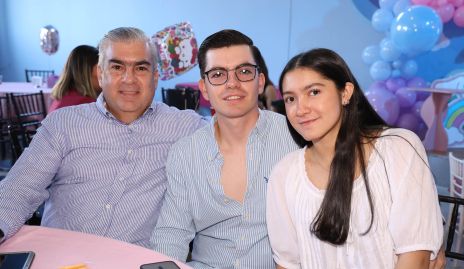  Germán, Carlos y Mariana.