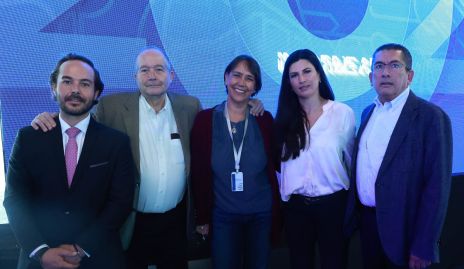  Santiago Zamanillo, Ramón Zamanillo, Adriana Valle y Gerardo Bocard.