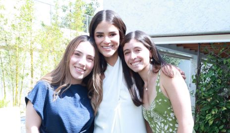  María Galán, Margaret González y María Villasuso.