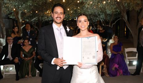  Luis Miguel Cabral Salinas y Paulina Estrada Diéguez ya son esposos.