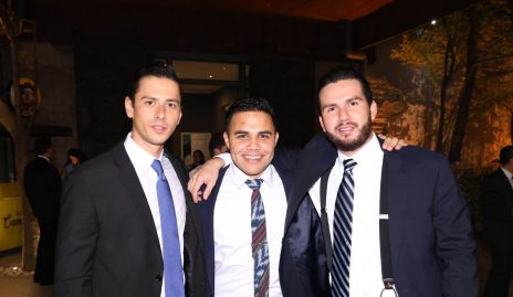  Antonio Tomás Obrador, Joseph Pourroy y Fernando Navarro.