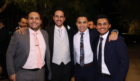  Gastón Pourroy, Luis Miguel Cabral, Joseph Pourroy y Patricio Pourroy.