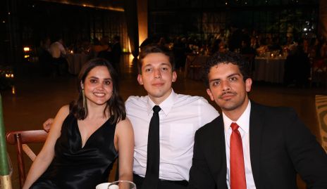  Mariel Rivera, Adrián Orozco y Guillermo Zulaechi.