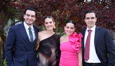  Rafa Estrada, Martha González, Samantha Zuto y Rodrigo Estrada.